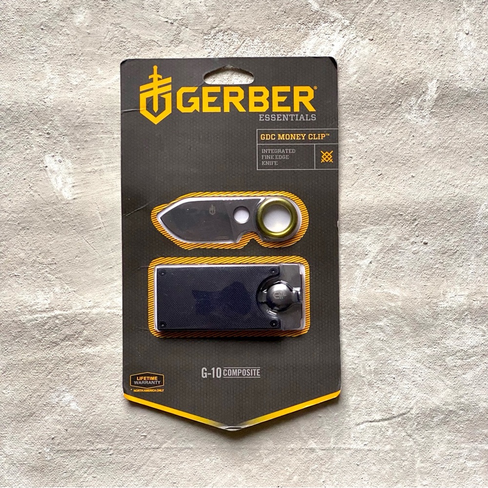 GERBER Essentials - GDC Money Clip - Integrated Fine Edge Knife